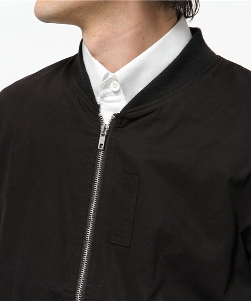 WEGO（ウィゴー）の「WEGO/スタンダードMA-1（ミリタリージャケット・メンズ・ブラック/カーキ/ネイビー/その他1/ホワイト・LARGE/MEDIUM）」の14枚目の写真