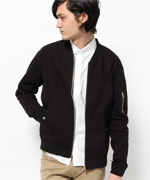 WEGO（ウィゴー）の「WEGO/スタンダードMA-1（ミリタリージャケット・メンズ・ブラック/カーキ/ネイビー/その他1/ホワイト・LARGE/MEDIUM）」の19枚目の写真