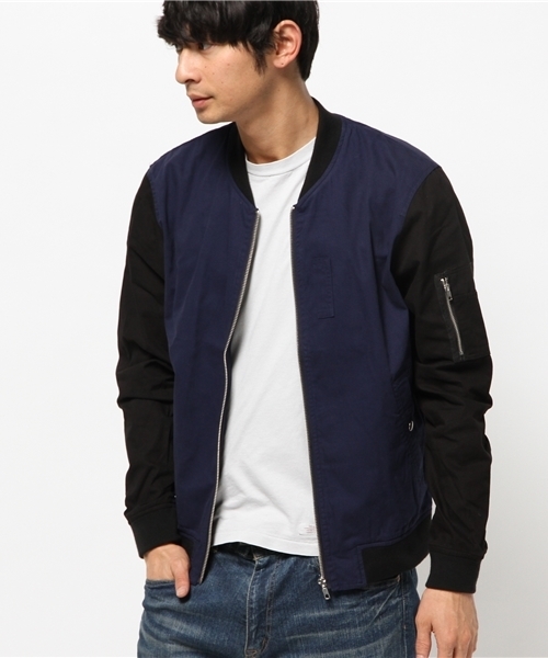 WEGO（ウィゴー）の「WEGO/スタンダードMA-1（ミリタリージャケット・メンズ・ブラック/カーキ/ネイビー/その他1/ホワイト・LARGE/MEDIUM）」の21枚目の写真