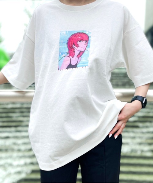 9090（ナインティナインティ）の「【WEB限定】アニメーションプリントTシャツ（Tシャツ/カットソー・メンズ・ホワイト/ブラック・MEDIUM/LARGE）」の11枚目の写真