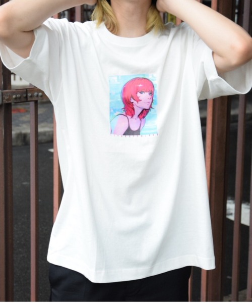 9090（ナインティナインティ）の「【WEB限定】アニメーションプリントTシャツ（Tシャツ/カットソー・メンズ・ホワイト/ブラック・MEDIUM/LARGE）」の12枚目の写真