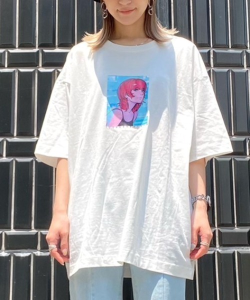 9090（ナインティナインティ）の「【WEB限定】アニメーションプリントTシャツ（Tシャツ/カットソー・メンズ・ホワイト/ブラック・MEDIUM/LARGE）」の21枚目の写真