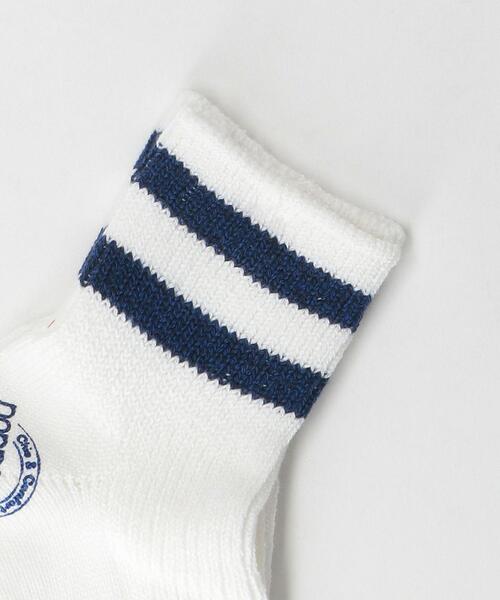 nonnative（ノンネイティブ）の「＜nonnative(ノンネイティブ)＞ DW SOCKS LINE MID/ソックス □□（ソックス/靴下・メンズ・グレー/ベージュ/ネイビー・FREE）」の4枚目の写真