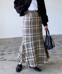 LIAN | マドラスチェックマーメイドスカート(スカート)
