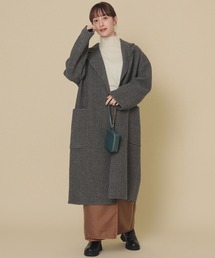 Ray BEAMS | Ray BEAMS / チェック ビッグ シルエット コート(チェスターコート)