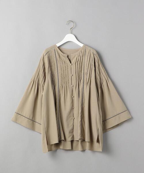 BEAUTY&YOUTH UNITED ARROWS（ビューティーアンドユースユナイテッドアローズ）の「BY ポリエステルレーヨン レースピンタックシャツ（シャツ/ブラウス・レディース・ブラック/イエロー/ナチュラル・FREE）」の22枚目の写真