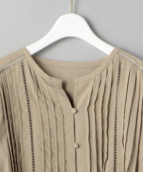 BEAUTY&YOUTH UNITED ARROWS（ビューティーアンドユースユナイテッドアローズ）の「BY ポリエステルレーヨン レースピンタックシャツ（シャツ/ブラウス・レディース・ブラック/イエロー/ナチュラル・FREE）」の20枚目の写真