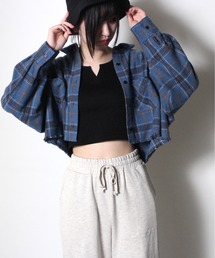 one way | 【oneway Jeans】フリンジチェックシャツ(シャツ/ブラウス)