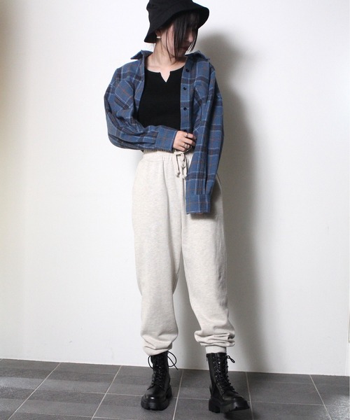 one way（ワンウェイ）の「【oneway Jeans】フリンジチェックシャツ（シャツ/ブラウス・レディース・ライトブルー/ブラック/ベージュ/ブラック系その他・FREE）」の13枚目の写真