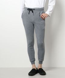 ウエストリブ裏起毛スリムパンツ