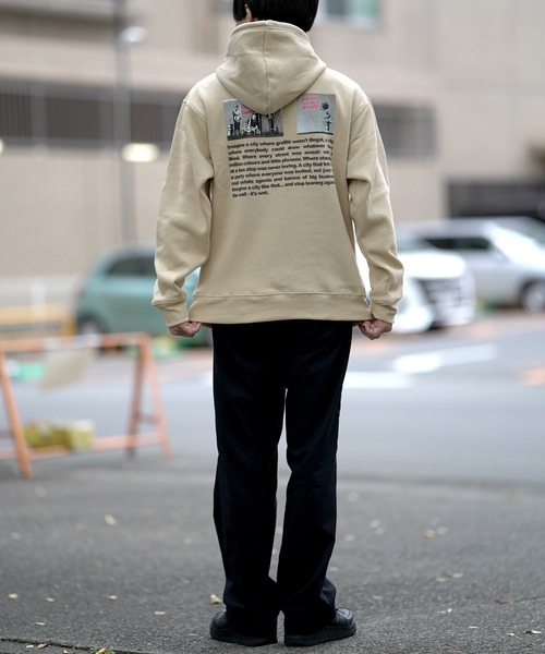 BRANDALISED（ブランダライズド）の「BRANDALISED ブランダライズド ONE NATION P/Oパーカー（パーカー・メンズ・ホワイト/ブラック/ベージュ・MEDIUM/LARGE/X-LARGE）」の17枚目の写真