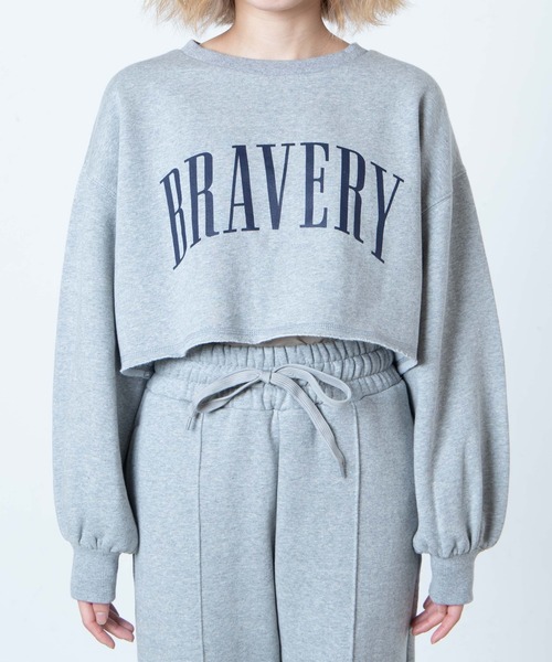 DuKKah（デュカ）の「Dukkah/ボリュームスリーブショートスウェット（スウェット・レディース・杢グレー/スミクロ/オートミール/ホワイト/グリーン/ブラック系その他・X-SMALL）」の10枚目の写真