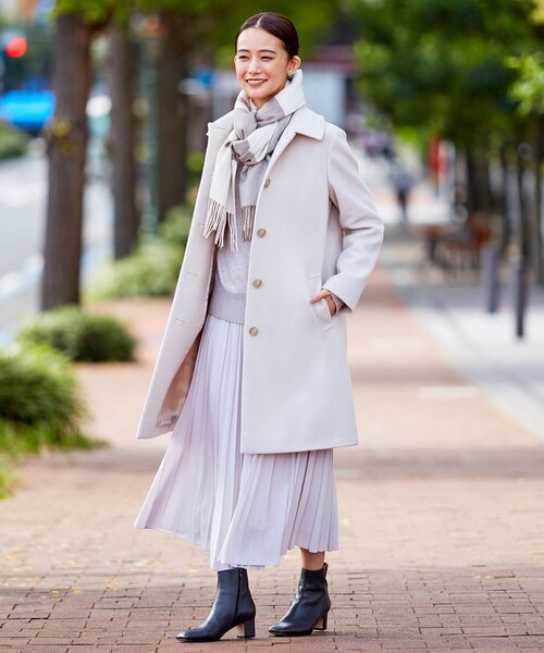 J.PRESS Ladies(J.プレス レディス)の「【洗える】AIR WOOL ハイネック ニット(ニット/セーター・レディース・ダルブルー系/パープル系/ベージュ系/グレー系/ダークブラウン系/ブラック系・SMALL)」の18枚目の写真