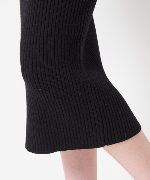 SPIRALGIRL（スパイラルガール）の「バストオープン2wayタートルネックリブワンピース（ワンピース・レディース・ブラック/ベージュ/グレー・FREE）」の13枚目の写真