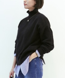 Simplicite | ラクーン混タートルネック プルオーバー◆(ニット/セーター)