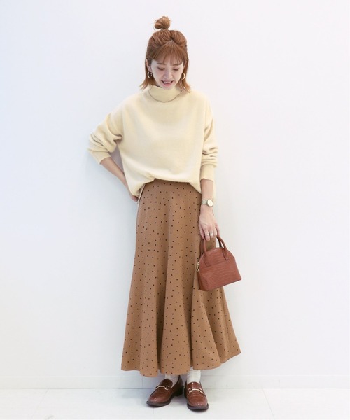 Simplicite（サンプリシテ）の「ラクーン混タートルネック プルオーバー◆（ニット/セーター・レディース・ホワイト/ブラック/ベージュ/レッド・FREE）」の18枚目の写真