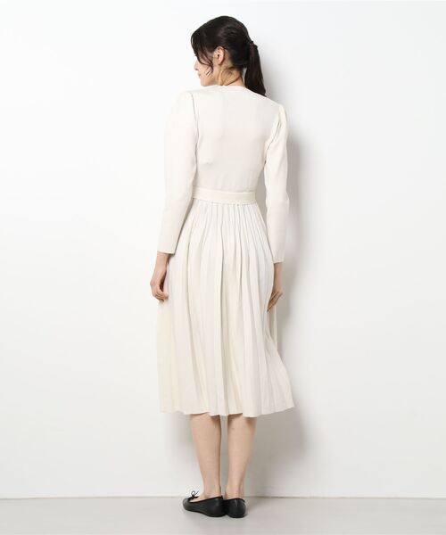 セルフォード✨クリスタルプリーツニットワンピース　冬ワンピ CELFORD（セルフォード）の「クリスタルプリーツニットワンピース