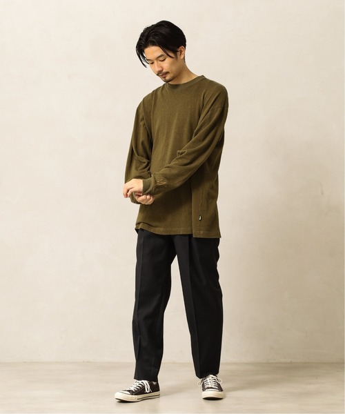 PHATEE（ファッティー）の「【Phatee / ファッティー】 別注Hempカットソー（Tシャツ/カットソー・メンズ・ネイビー/カーキ・MEDIUM/LARGE/X-LARGE）」の4枚目の写真
