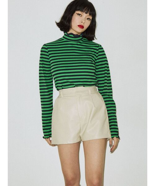 jouetie（ジュエティ）の「パワショルテレコトップス（Tシャツ/カットソー・レディース・ブラック/パープル/グリーン/その他1/グレー/その他2/オフホワイト・MEDIUM）」の19枚目の写真