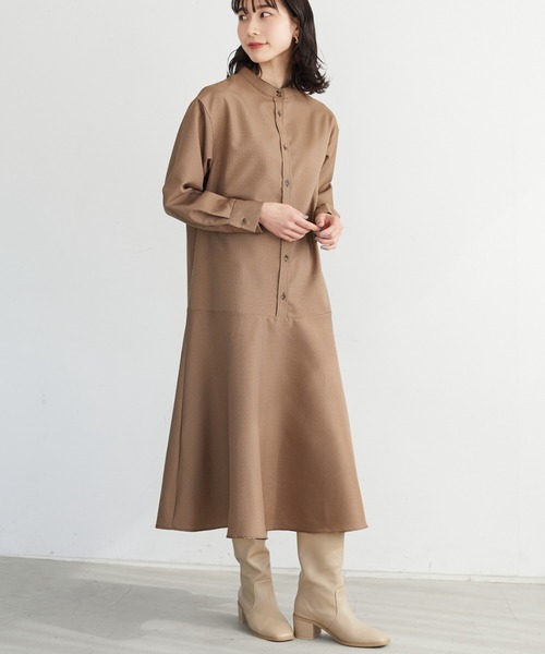 chocol raffine robe ブラウン ノースリーブ ロングワンピース（chocol 
