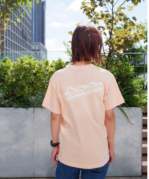 MANASTASH（マナスタッシュ）の「MANASTASH/マナスタッシュ W's BACK LOGO TEE ウィメンズ　バックロゴTシャツ（Tシャツ/カットソー・レディース・ホワイト/チャコールグレー/ラベンダー/スモークピンク・MEDIUM）」の10枚目の写真