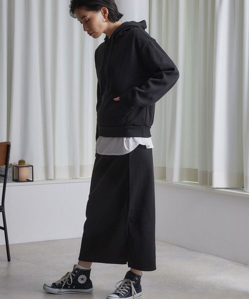 ECRIRE（エクリール）の「スウェットセットアップ（セットアップ・レディース・オレンジ/ライトグレー/ブラック/グレー・M）」の16枚目の写真