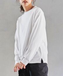 coen | シンプルクルーネックロングスリーブTシャツ(Tシャツ/カットソー)