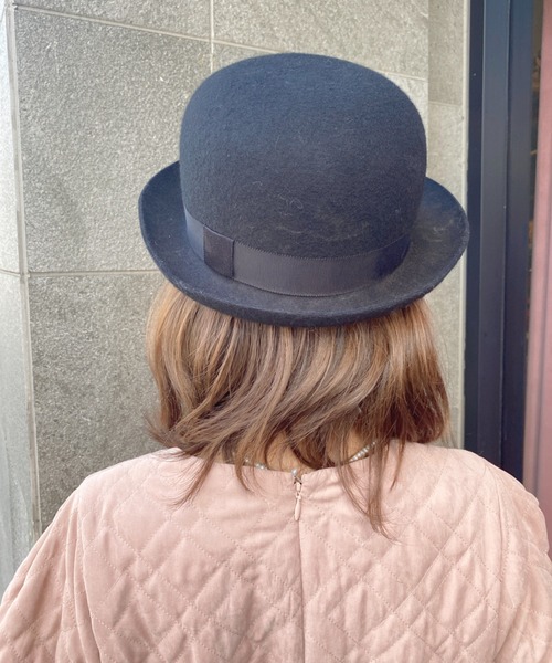 EIMY ISTOIRE（エイミーイストワール）の「ボーラーハット（ハット・レディース・ブラック・FREE）」の3枚目の写真