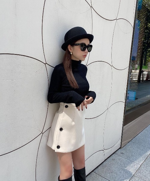 EIMY ISTOIRE（エイミーイストワール）の「ボーラーハット（ハット・レディース・ブラック・FREE）」の2枚目の写真