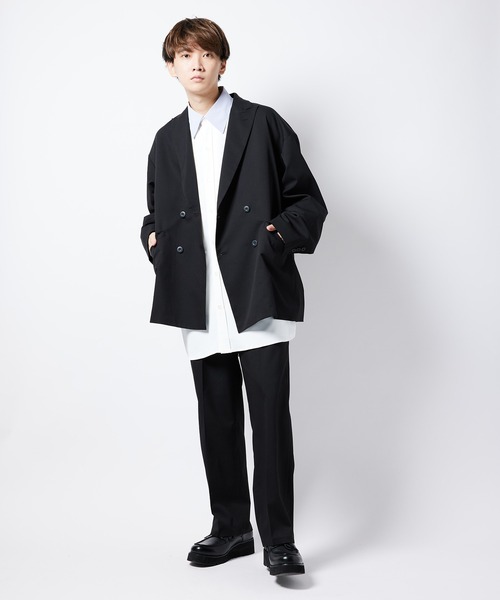 re_k by JUNRED（レクバイジュンレッド）の「【　re_k by JUNRed　】TR1タックワイドストレートパンツ（その他パンツ・メンズ・ブラック/ベージュ系その他/レッド系その他2・L/S/M）」の8枚目の写真