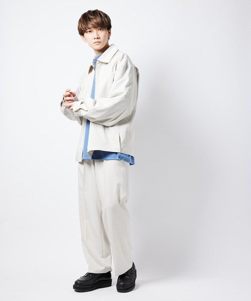 re_k by JUNRED（レクバイジュンレッド）の「【　re_k by JUNRed　】TR1タックワイドストレートパンツ（その他パンツ・メンズ・ブラック/ベージュ系その他/レッド系その他2・L/S/M）」の13枚目の写真