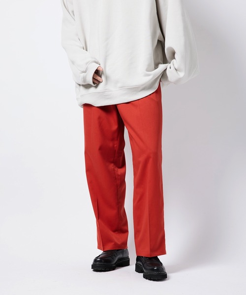 re_k by JUNRED（レクバイジュンレッド）の「【　re_k by JUNRed　】TR1タックワイドストレートパンツ（その他パンツ・メンズ・ブラック/ベージュ系その他/レッド系その他2・L/S/M）」の15枚目の写真