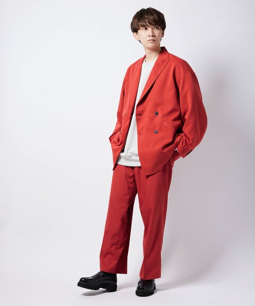 re_k by JUNRED（レクバイジュンレッド）の「【　re_k by JUNRed　】TR1タックワイドストレートパンツ（その他パンツ・メンズ・ブラック/ベージュ系その他/レッド系その他2・L/S/M）」の16枚目の写真