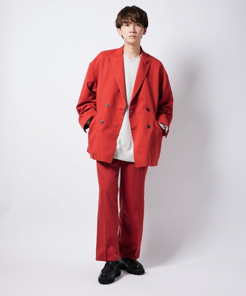 re_k by JUNRED（レクバイジュンレッド）の「【　re_k by JUNRed　】TR1タックワイドストレートパンツ（その他パンツ・メンズ・ブラック/ベージュ系その他/レッド系その他2・L/S/M）」の17枚目の写真