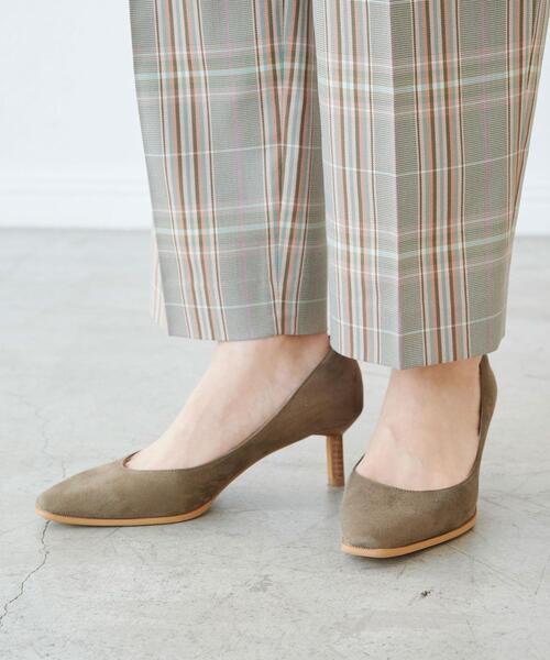 green label relaxing（グリーンレーベルリラクシング）の「ナロウスクエア パンプス(5.5cmヒール) -撥水-（パンプス・レディース・ブラウン/オリーブ/その他1・22.5cm/23cm/23.5cm/24cm/24.5cm）」の3枚目の写真