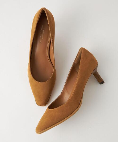 green label relaxing（グリーンレーベルリラクシング）の「ナロウスクエア パンプス(5.5cmヒール) -撥水-（パンプス・レディース・ブラウン/オリーブ/その他1・22.5cm/23cm/23.5cm/24cm/24.5cm）」の15枚目の写真