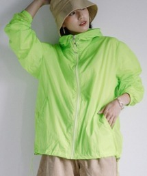 Chaco closet | 軽量ナイロンジップアップパーカー ポーチ付き(マウンテンパーカー)