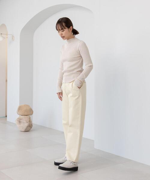 CITEN(シテン)の「<CITEN(シテン)>タックセミワイド パンツ Ⅱ(その他パンツ・レディース・ターコイズブルー/ダークグレー/クリーム・S/M)」の13枚目の写真