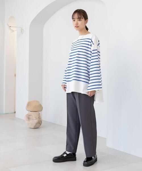 CITEN(シテン)の「<CITEN(シテン)>タックセミワイド パンツ Ⅱ(その他パンツ・レディース・ターコイズブルー/ダークグレー/クリーム・S/M)」の15枚目の写真