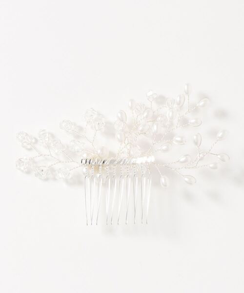 Cupid Heart(キューピッドハート)の「【Cupid Heart】結婚式アクセサリー ブーケコーム(その他ヘアアクセサリー・レディース・シルバー・MEDIUM)」の17枚目の写真