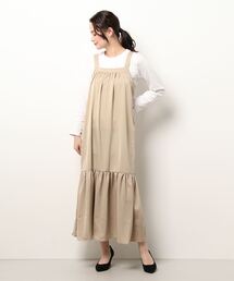 STYLEBLOCK（スタイルブロック）の「サテンギャザーキャミワンピース（ワンピース）」