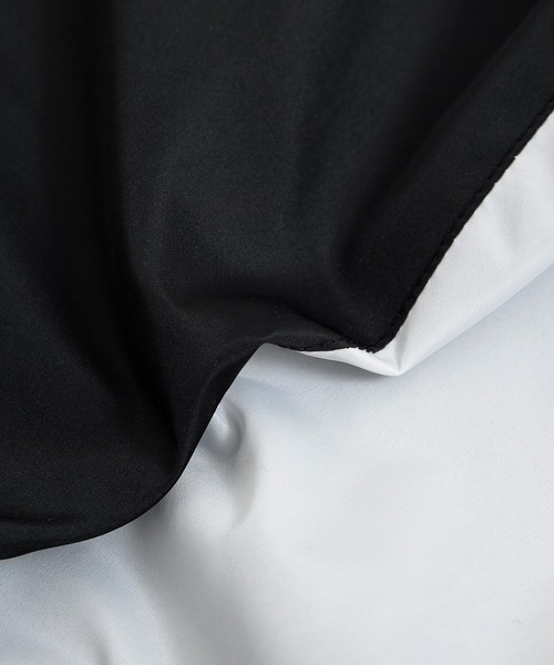 FILA（フィラ）の「【FILA/フィラ】ロゴ刺繍 ビックシルエット ドロップショルダー 切替 トラックジャケット ナイロンジャケット（ナイロンジャケット・メンズ・ブラック/ネイビー/ブルーグリーン・LL/M/L）」の9枚目の写真