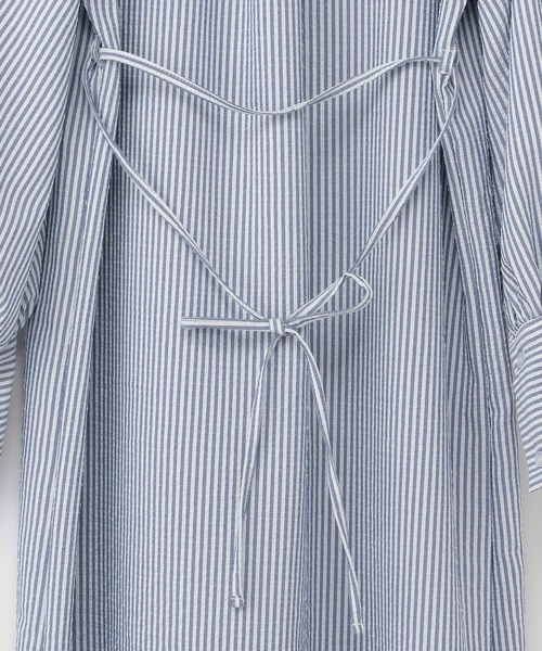 Heather（ヘザー）の「ベスト付ストライプシャツワンピース  269013（シャツワンピース・レディース・グリーン系/ブルー系/ピンク系・FREE）」の13枚目の写真
