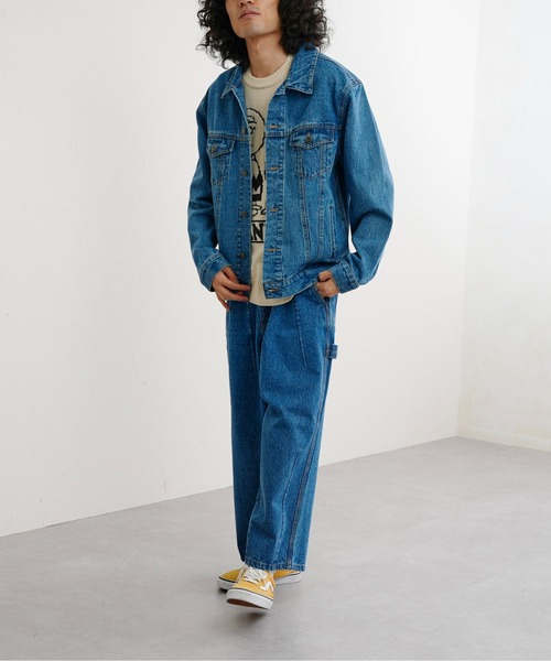 CPCM（シーピーシーエム）の「4ポケデニムジャケット（デニムジャケット・メンズ・ブルー/サックスブルー・MEDIUM/LARGE）」の8枚目の写真