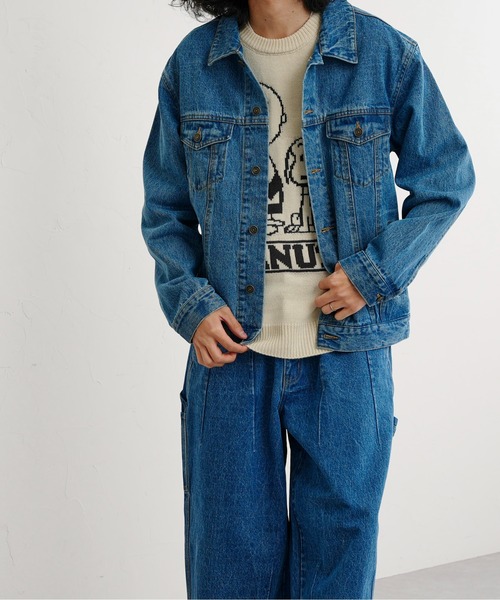 CPCM（シーピーシーエム）の「4ポケデニムジャケット（デニムジャケット・メンズ・ブルー/サックスブルー・MEDIUM/LARGE）」の14枚目の写真