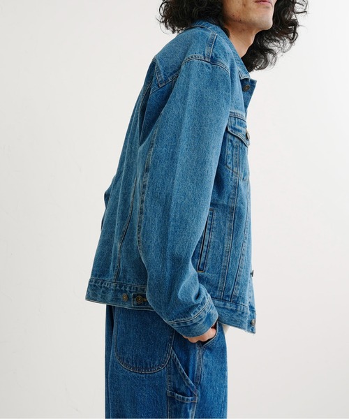 CPCM（シーピーシーエム）の「4ポケデニムジャケット（デニムジャケット・メンズ・ブルー/サックスブルー・MEDIUM/LARGE）」の16枚目の写真