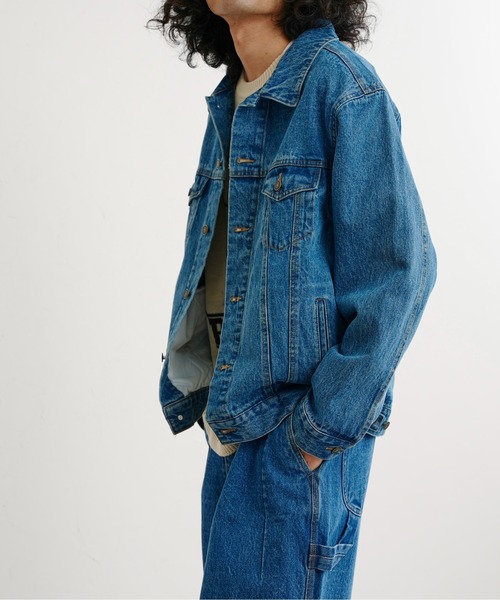 CPCM（シーピーシーエム）の「4ポケデニムジャケット（デニムジャケット・メンズ・ブルー/サックスブルー・MEDIUM/LARGE）」の18枚目の写真