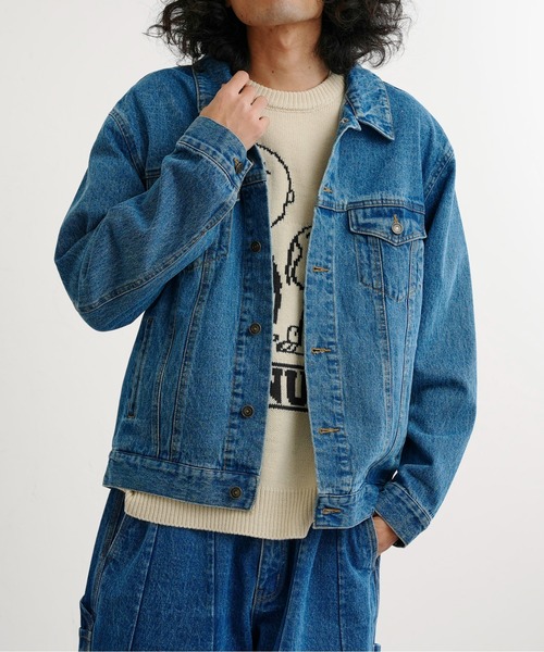 CPCM（シーピーシーエム）の「4ポケデニムジャケット（デニムジャケット・メンズ・ブルー/サックスブルー・MEDIUM/LARGE）」の19枚目の写真