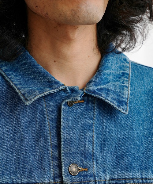 CPCM（シーピーシーエム）の「4ポケデニムジャケット（デニムジャケット・メンズ・ブルー/サックスブルー・MEDIUM/LARGE）」の20枚目の写真