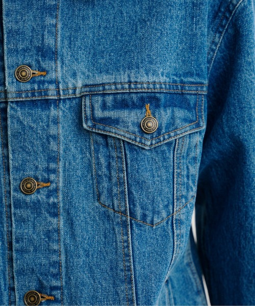 CPCM（シーピーシーエム）の「4ポケデニムジャケット（デニムジャケット・メンズ・ブルー/サックスブルー・MEDIUM/LARGE）」の21枚目の写真